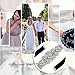 Bridal Belt Hand Rhinestone Wedding Belt Clear Crystal 16.5In Length with Black Ribbon for Wedding Party Dress