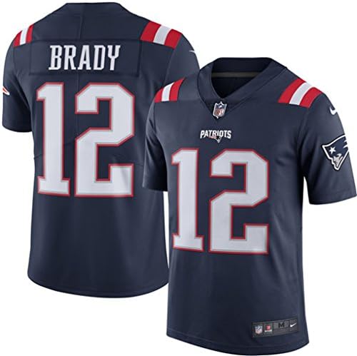 Brady 12# Patriots Mens Navy Color Rush Legend Limited Team Spirit Jersey X-Large