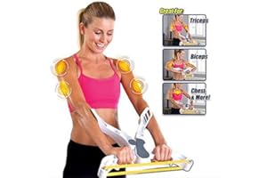 Arm Workout Machine Upper Body Resistance Exercise with 3 System Resistance Training Bands for Women Tones Strengthens Arms B