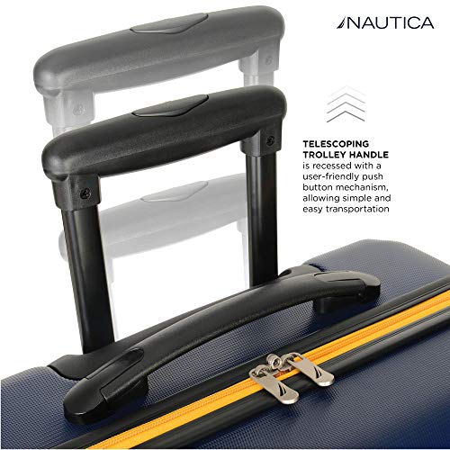 Nautica Ahoy Hardside Expandable 4Wheeled Luggage 21 Inch Carryon Size