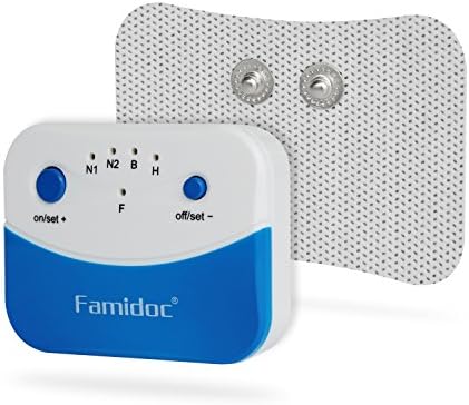 Famidoc TENS Unit Muscle Stimulator - FDA Cleared FDES105 (Newest Bi-Direction Wave Design) Wireless TENS Machine for Pain Management,Back Pain,Joint or Muscle Pain, Rehabilitation with electrode pads