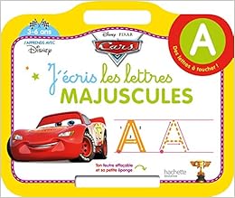 Amazon Fr Cars Ardoise J Ecris Les Lettres Majuscules 3 6 Ans Collectif Livres