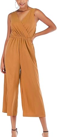 yellow chiffon jumpsuit