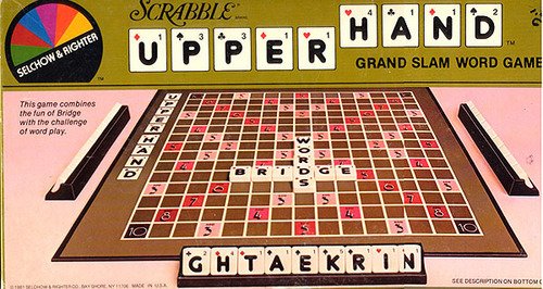 Scrabble Upper Hand Grand Slam Word Game