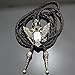 Vintage Silver Russian Imperial 2 Head Eagle Faux Gemstone Leather Western Bolo Bola Tie