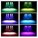 U`King Stage Lighting Moving Head Light 7 LEDsx10 W 4 Color RGBW with DMX Control Mode for DJ KTV Disco Party