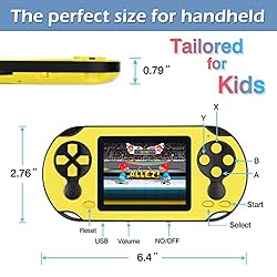 TaddToy 16 Bit Handheld Game for Kids