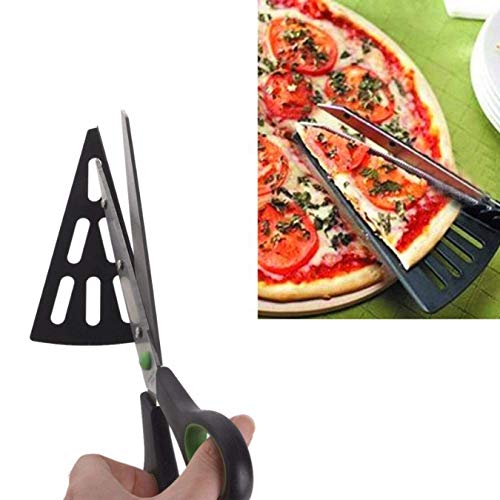 Keuken Gadget 2 in 1 Pizza Schaar Cutter Slicer Lade Divider Voedsel Serveerwerk Gereedschap Chopper Pizza Cutter Non… - Afbeelding 7