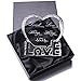 YWHL Valentines Gift Anniversary Sculpture - Crystal Couple Gift for Him Husband Boyfriend Her Wife Girlfriend Valentine's Day