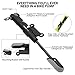 NewMainone Mini Bike Pump Portable Bicycle Frame Pump,Bicycle Tire Pump Glueless Puncture Repair Kit,120 PSI Fast Air Pump Suitable for Presta & Schrader Valve
