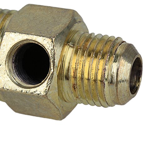 CNBTR Air Compressor Check Valve 1/2PT G3/8 Male NPT Pipe Thread Compression Brass One Way Check Valve