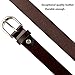 JASGOOD Women Leather Belt for Jeans Pants Plus Size Western Design Belt Alloy Buckle, Suit Waist Size 33-37 Inches, B-Coffee