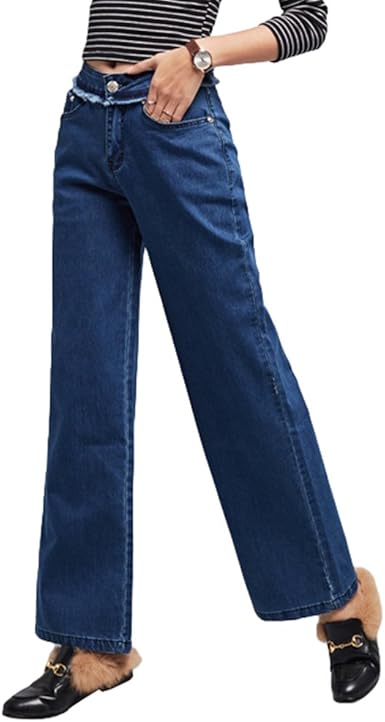 straight flared jeans
