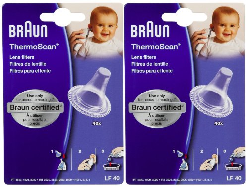 Braun Lens Filters for Thermometers - 80 ct - 2 pk