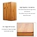Wooden-Life Bamboo Yoga Block (1 PC), Bamboo Handstand Block,Support Brick to Deepen Poses, Improve Strength and Aid Balance and Flexibility, Non-Toxic, Odorless, and Water-Resistant