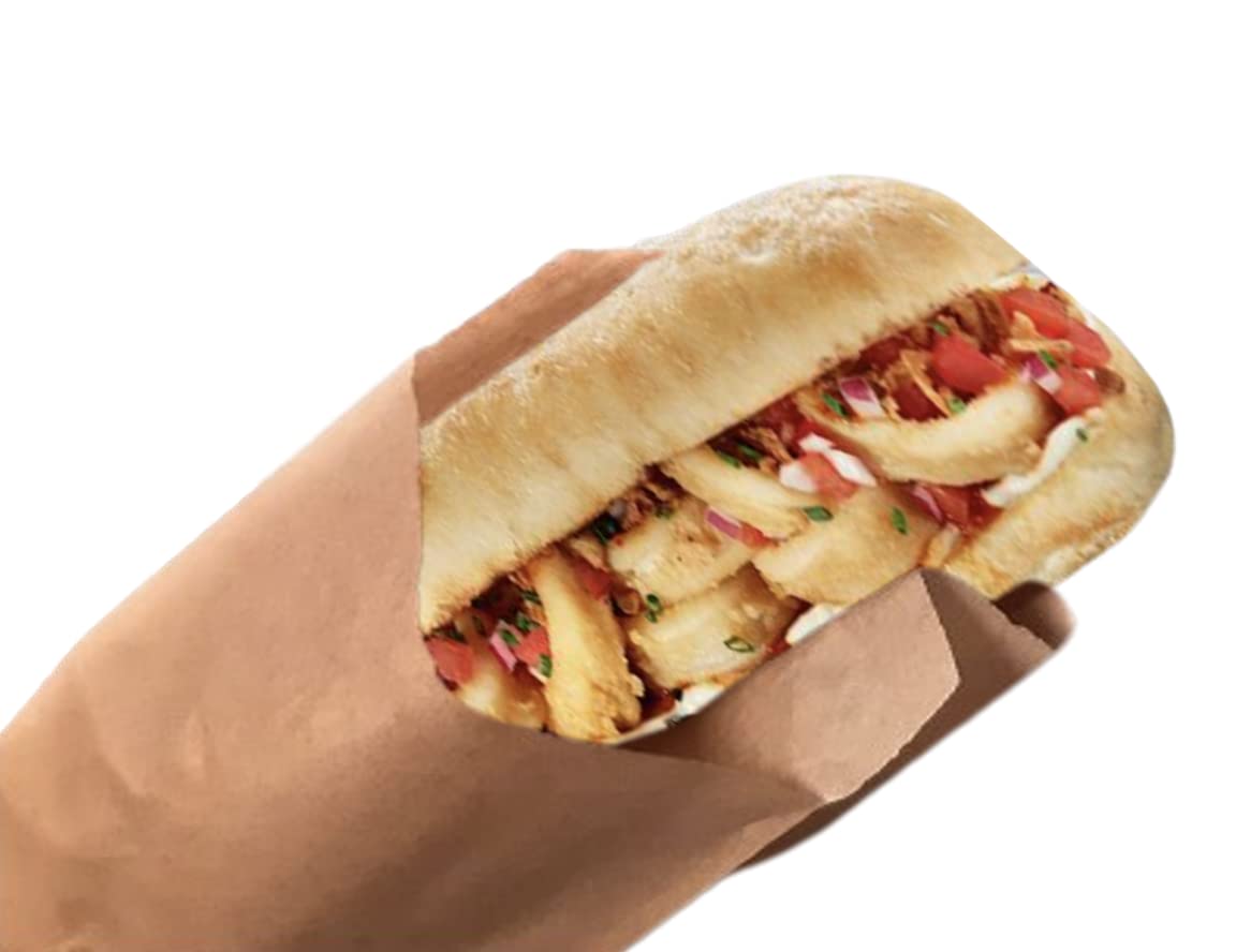 Grease Resistant Kraft Paper Bag for Baguettes, Snacks, 9 x 32 cm (250 Units)