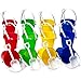 Kicko Beach Toy Set, 12 Sets, 4.25 Inches, Fun Bucket, Sand Castle Toys, Plastic Beach Shovel, Building Beach Toys for Kids with Tools and Bucket