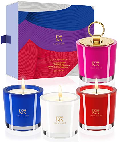 Aromatherapy Scented Votive Candles Gift Set 4 All Natural Soy Candles Gift For Women Lavender Essential Oils Stress Relief Candles Birthday Gifts For Friends Female Candle Set Best Friend Gifts Pricepulse