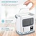 SGODDE Portable Air Conditioner Fan, 2019 Latest USB Mini Personal Air Cooler Fan, Mini Cooler, Desktop Cooling Fan, Table Fan for Bedroom, Travel, Office