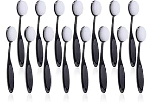 UNIMEIX 10 Pack Craft Ink Blending Brushes Set Tool Card Making Supplies Blender Brush for Card Making（Size 4, 0.82" Brush Head）