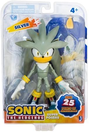silver the hedgehog action figure