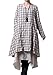 Mordenmiss Women's New Plaid Layers Irregular Hem Dress (Medium, Beige)