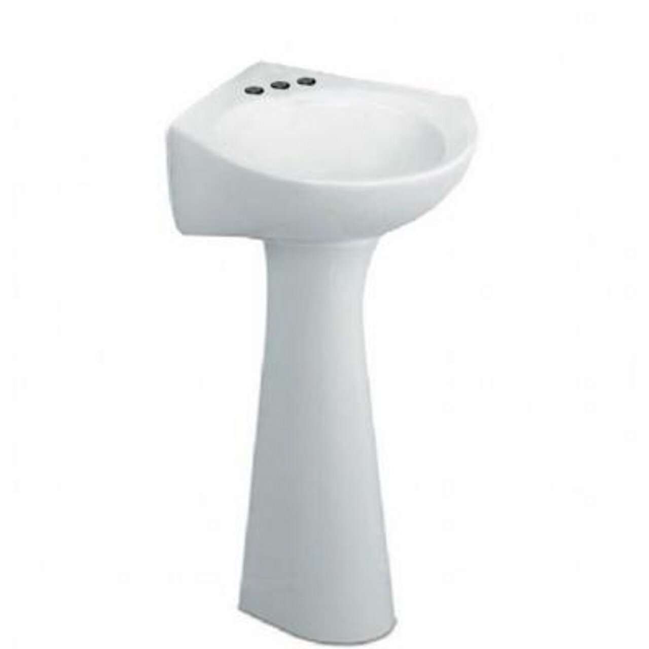 Photo 1 of ***BOWL ONLY***American Standard 0611.400.020 Cornice Pedestal Lavatory 4-Inch Center Sink, White
