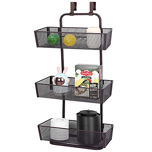 Hanging Kitchen Baskets MILIJIA 3 Tier Free Standing Mesh Basket