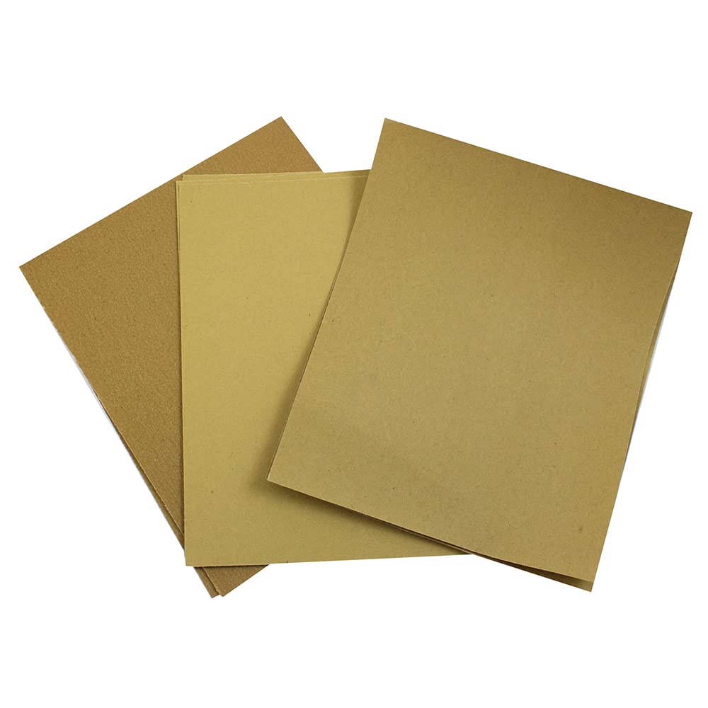 Dekton Assorted Sandpaper-10 assorted coarse, medium and fine sheets| Suitable for working on rough walls, plastics, wood| Includes Coarse 40 grit, Medium 80 grit, Medium/Fine 120 grit sheets