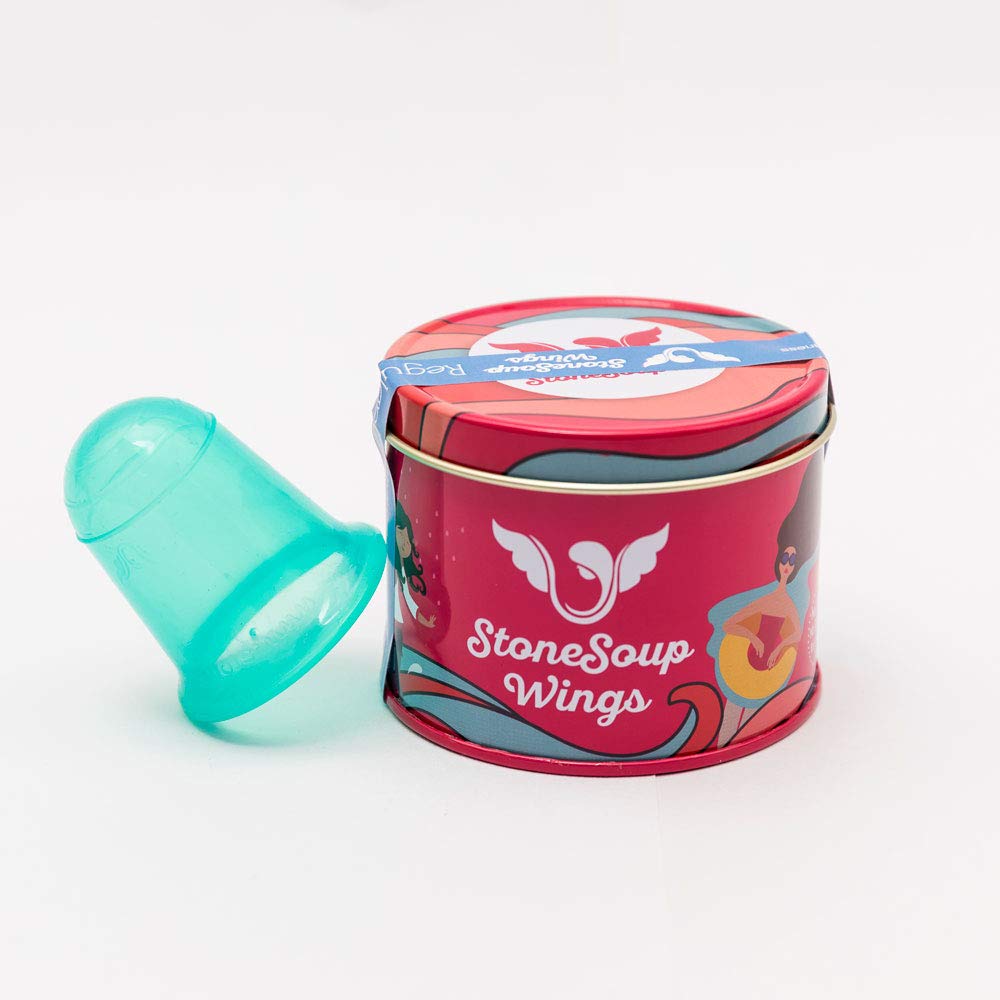 Buy Stonesoup Wings Reusable Silicone Menstrual Cup Regular Blue