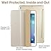 iPad Pro 10.5 Case, ESR Smart Case Trifold Stand with Auto Sleep Wake Function Microfiber Lining Hard Back Cover for Apple iPad Pro 10.5 inch(Champagne Gold)