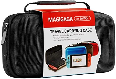Nintendo Switch Hard Carrying Case Black Protective Portable Travel Carry Case Shell Pouch for Nintendo Switch Console