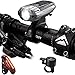 Bike Light, Icefox USB Rechargeable Bicycle Lights Super Bright White LED Bike Accessories with Water Resistant Front and Back Light Easy to Install for Adults Safe Road Cycling（with a bell)