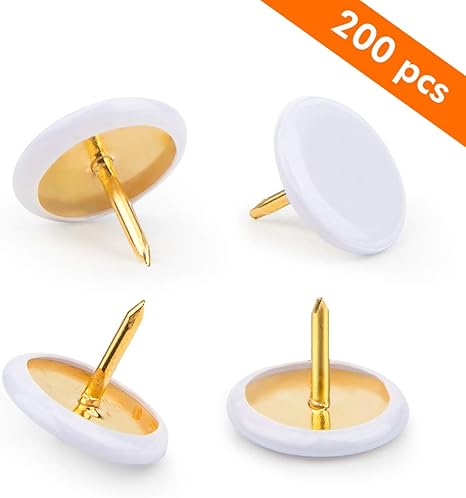 Amazon Com 200pcs Decorative Thumb Tacks Sailavy Steel Round