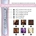 Ceramic Heating Hair Straightening Brush Torisoto Anti-scald Hair Straightener Brush for Detangling and Silky Hair (Pink)