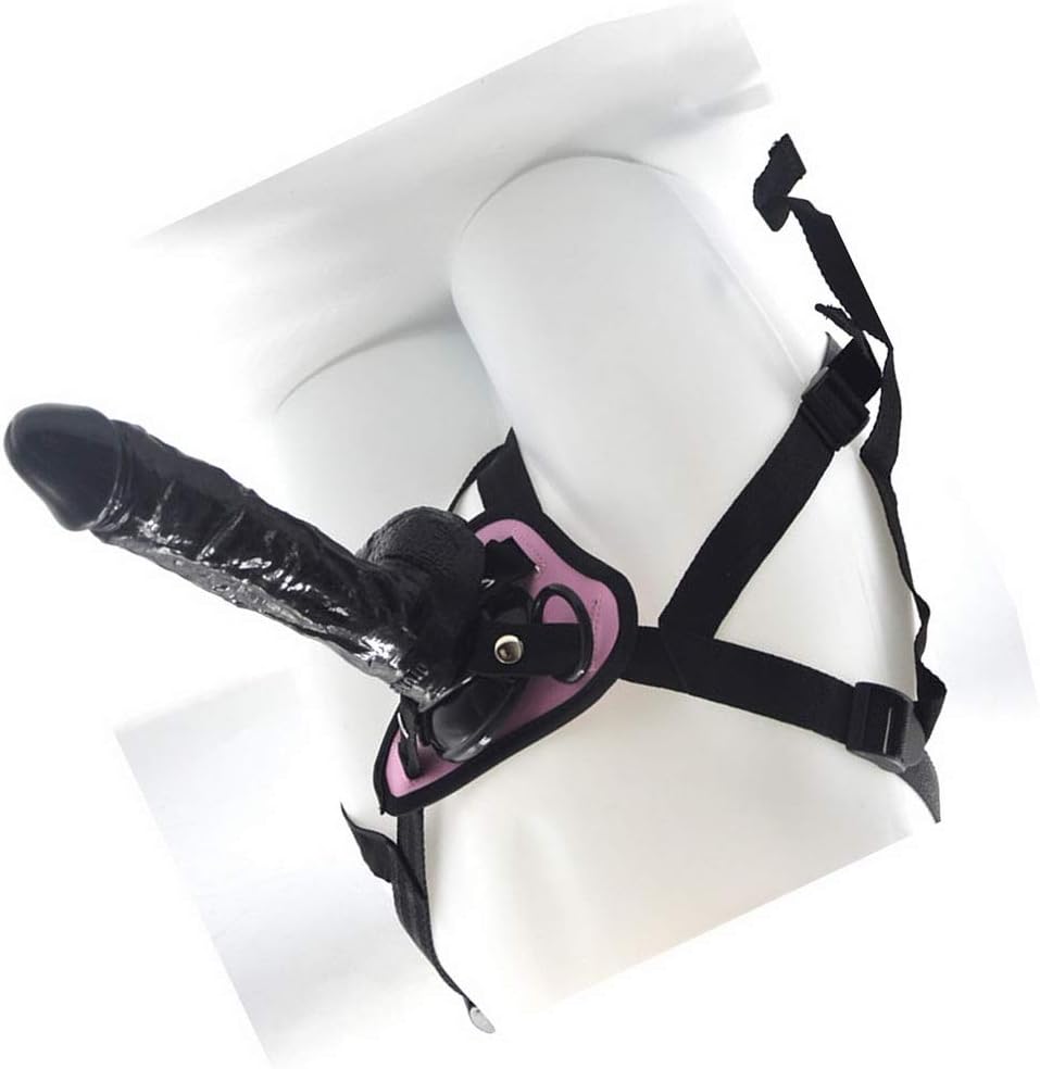 Stràpòn Dòngs, Black Soft Kit Material Super PVC Waterproof for Real Tool Toy back Toys viberate Comfortable Strap 9.25 Inch