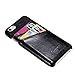 iPhone 6s Case, iPhone 6 Case, Joopapa iPhone 6/6S Wallet Case, Luxury Leather Wallet Case back Cover with 2 ID Credit Card Slot for Apple iPhone 6S / iPhone 6 (Black)
