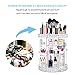 ALVOROG Makeup Organizer 360 Degree Rotating Cosmetic Storage Case DIY Makeup Carousel Spinning Holder with Adjustable Shelves Large Capacity for Jewelry, Makeup Brushes and Lipsticks (Small)