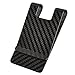 CL CARBONLIFE Carbon Fiber Money Clip Wallet, Business Card Holder RFID Protector Credit Card Holder Wallet Clips For Men (Black 3k Glossy, 3.5