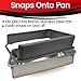 iPrimio XL Cat Litter Box Enclosure - Stainless Steel Large for Boxes Big Cats - Never Absorbs Odor - XL Cat Litter Box Enclosure with Teflon Coating - Litter Box Enclosure Only - Easy to Clean