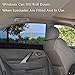 Big Ant Car Window Sun Shade Windshield Shade Front Window Sunshade-Adjustable Universal Fit Mesh Side Window Sunshade-Sun Glare and UV Rays Protector for Baby Child and Pet 2PCS(Perforation Design)