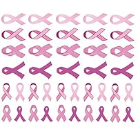 40 Pink Ribbon Temporary Tattoos: Breast Cancer Awareness Tattoo