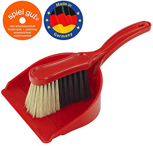 Theo Klein 6310 Classic Kehr-Set, 2-teilig I Kinderhandbesen-Set inkl. Kehrschaufel I Maße: 24 cm x 15 cm x 8 cm I Spielzeug für Kinder ab 3 Jahren – Bild 3