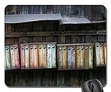 Mouse Pads - Mailboxes Vintage Rusty Post Retro