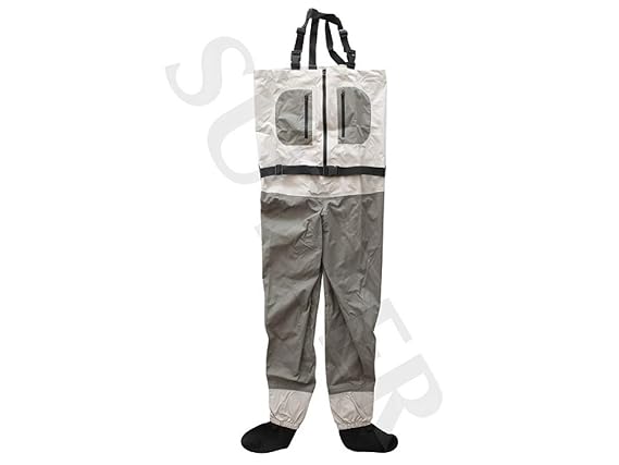 SUTTER Wathose & Anglerhose, wasserdicht, kältebeständig/doppelt verschweißte Nähte/Fischerhose Teichhose Hochwasserhose Wade