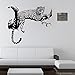 Oksale Black Leopard DIY Vinyl Wall Stickers Papers Decor Decal Removable Bedroom Living Room Home Applique Mural