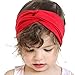 ICObuty Baby Girls Toddler Infant Newborn Headband Hair Bands Turban Head Wrap Knotted Hair Band (Knot headband)