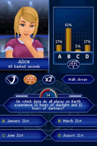 Who Wants to be a Millionaire? - Nintendo DS Countdown