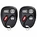 KeylessOption Keyless Entry Remote Control Car Key Fob Replacement for 25678792 (Pack of 2)