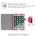 Fintie Case for iPad 9.7 2018/2017, iPad Air 2, iPad Air - [Corner Protection] Premium Vegan Leather Folio Stand Cover, Auto Wake/Sleep for iPad 6th / 5th Gen, iPad Air 1/2, Hot Pink